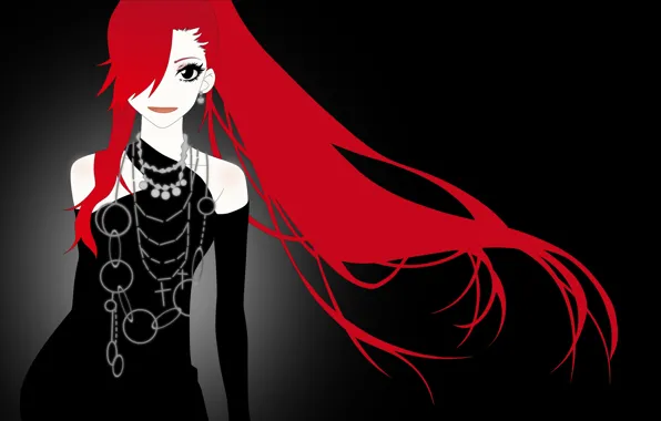 Girl, anime, art, Distributed By Mattel And Nintendo Violence Gurren-Lagann