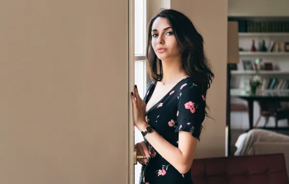 Look, girl, pose, model, hair, Nicole