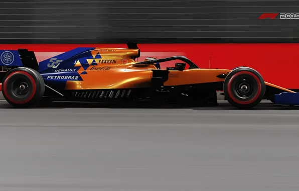 Speed, track, racing car, F1 2019, Mclaren MCL34