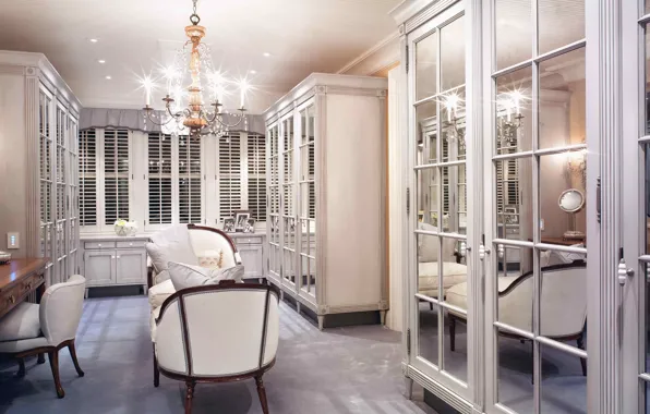 Light, design, table, interior, window, chairs, chandelier, mirror
