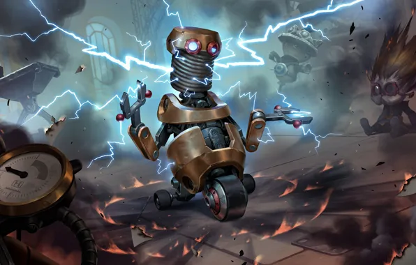 The game, robots, Legends of Runeterra