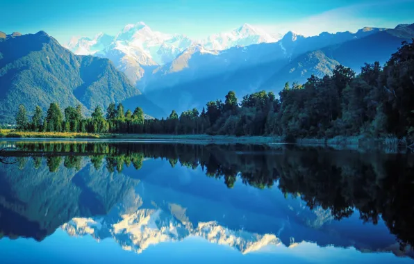Water, Reflection, Lake