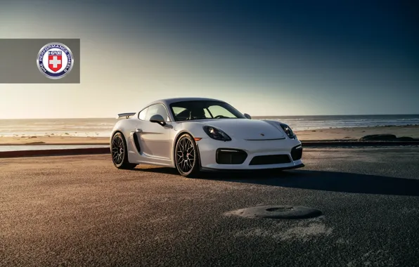 Picture Porsche, Cayman, Black, with, GT4, Satin, HRE, RC100