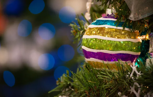 Picture toy, ball, tree, decoration