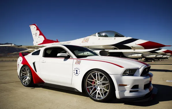 Ford, USAF, Mustang GT, 2014, Thunderbirds Edition