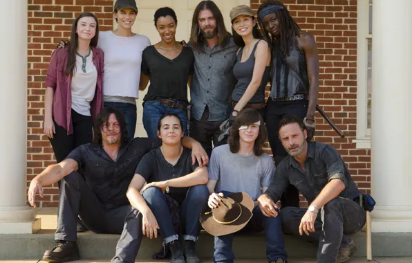 Picture actor, team, season 7, The Walking Dead