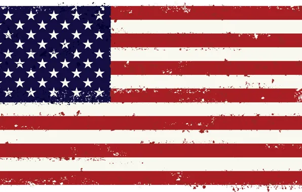 White, red, strip, flag, USA, U.S.A., the United States of America
