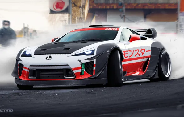 Auto, Lexus, Machine, Rendering, LFA, Lexus LFA, Dmitry Strukov, Dizepro
