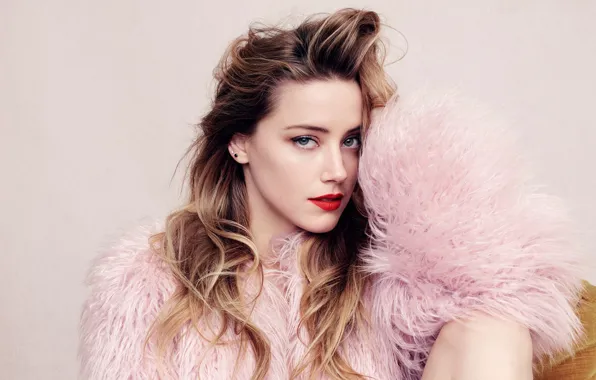 Look, background, portrait, makeup, actress, hairstyle, fur, brown hair