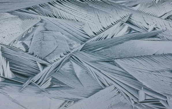 Ice, frost, crystals