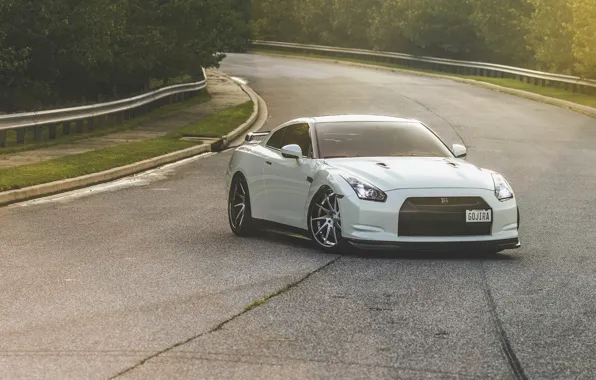 Picture nissan, white, gtr, r-34