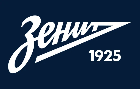 Football, minimalism, logo, emblem, Zenit, zenit, Zenit, fc zenit