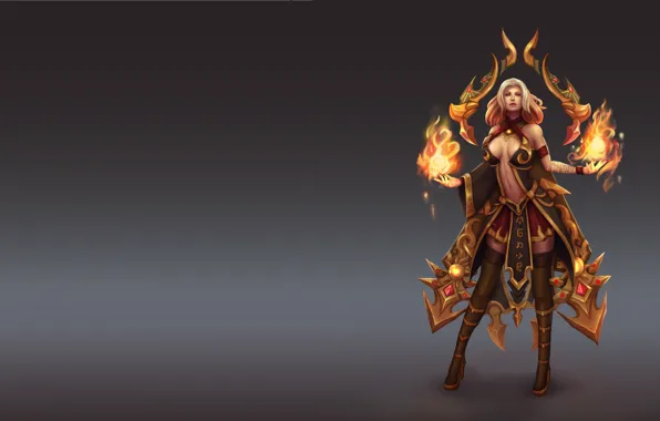 The game, art, fantasy, costume design, Anna the Fire Keeper, Chu Anh