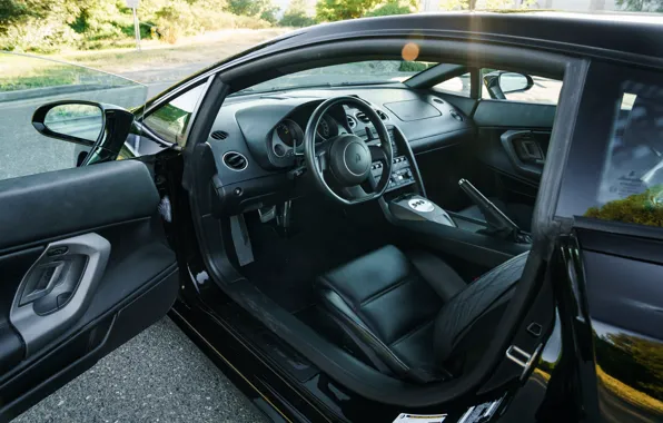 Lamborghini, Gallardo, Lamborghini Gallardo, car interior