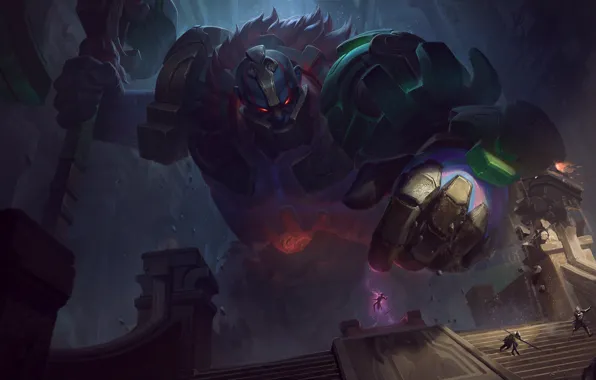 Fantasy, League of Legends, Sion, Riot Games, Zuoan Dong