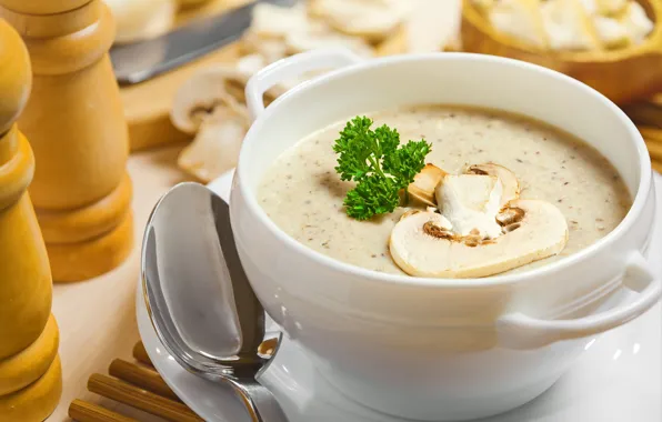 Soup, mushrooms, mushroom