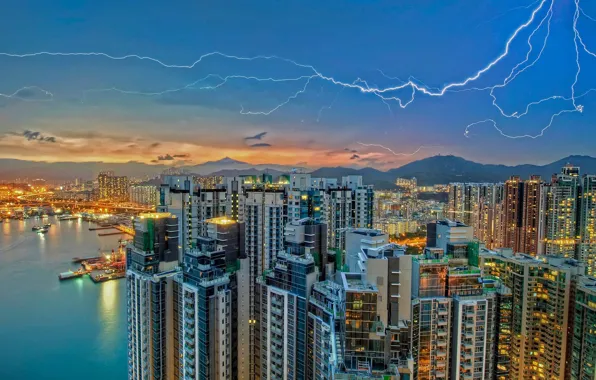 Lights, lightning, home