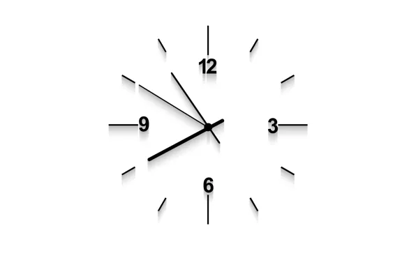 Picture time, Wallpaper, arrows, watch, figures, white background, wallpaper, picture