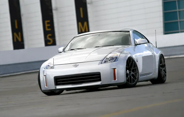 Picture nissan, wheels, 350z, black