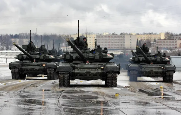 Tank, Russia, armor, military equipment, tank, T-90A