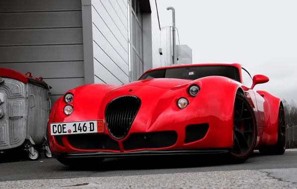 Red, tuning, red, Wiesmann, tuning, wismann, мф5, MF5