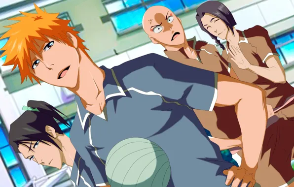Sport, team, guys, Bleach, Bleach