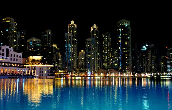 Picture night, Dubai, Dubai, night, UAE, United Arab Emirates