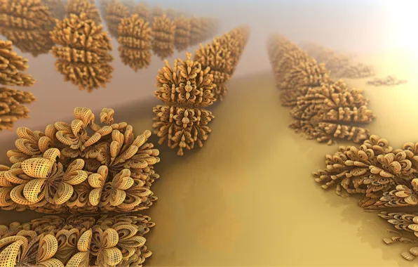 Abstraction, background, texture, form, Fractal