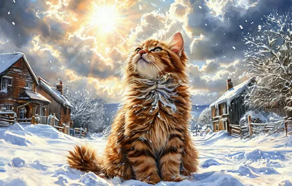 Cat, cat, cats, Figure, Cats, village, Village, Cat