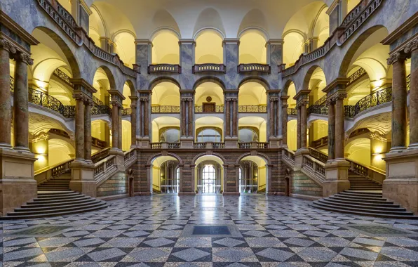 Germany, Munich, architecture, the court