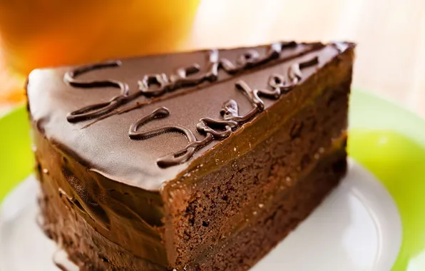 Picture brown, food, chocolate, sweet, dessert, delicious, chocolate cake, sacher cake