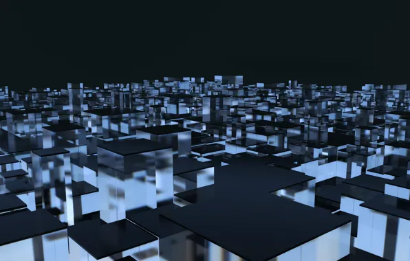 Glass, render, gloss, abstract 3D