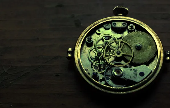 Picture table, watch, mechanism, gear