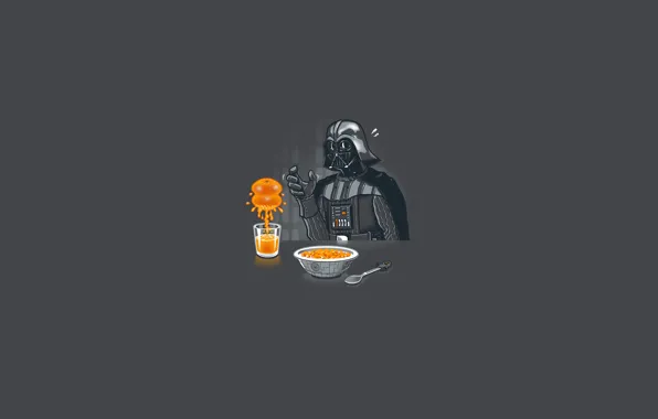 Minimalism, Breakfast, Darth, Vader