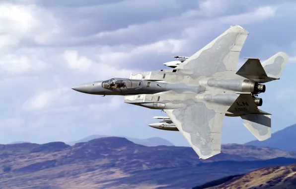 The sky, aviation, weapons, the plane