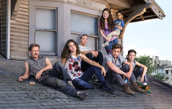 Picture Emmy Rossum, Shameless, Jeremy Allen White, Emma Kenney, William H. Macy, Cameron Monaghan, Ethan Cutkosky, …