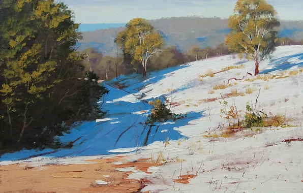 Figure, art, ARTSAUS, SUNNY CORNER WINTER