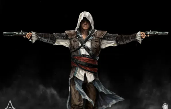 Art, assassin, black flag, Assassins creed black flag