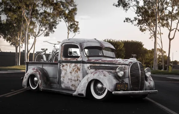 Picture Ford, retro, old, Bagged