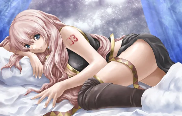 Bed, lies, vocaloid, megurine luka, Vocaloid