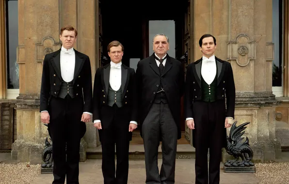 Picture the series, drama, servants, Downton Abbey
