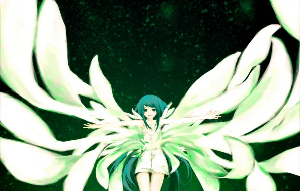 Girl, wings, anime, Song of Saya, Saya no Uta, Song SAI, Saya