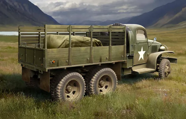 USA, truck, GMC CCKW, CCKW 352, army truck