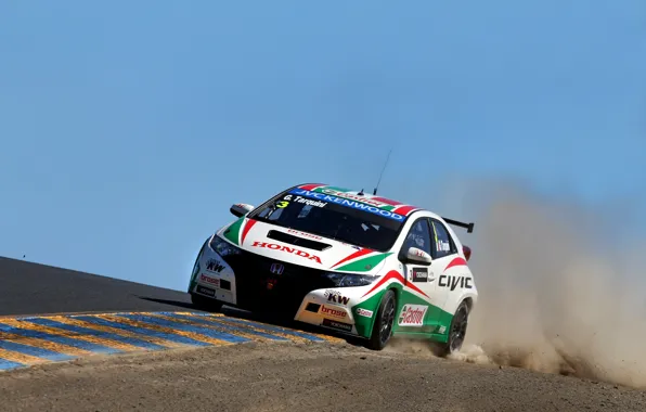 Background, Wallpaper, USA, Honda, Civic, WTCC, Sonoma, Tarquini