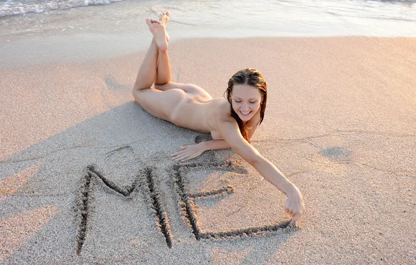 Sand, sea, beach, ass, ass, foam, water, light