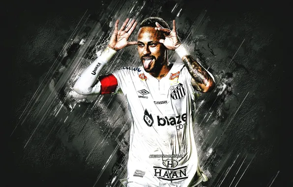 Football, Soccer, Brasil, Neymar, Captain, Neymar Jr, Neymar Junior, Santos FC