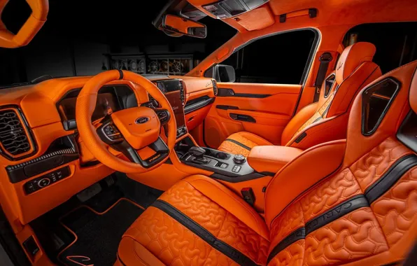 Tuning, interior, Ford, Raptor, pickup, Ford Ranger, T-REX, 2023