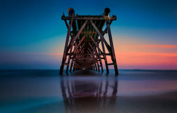 Picture sea, pierce, glow