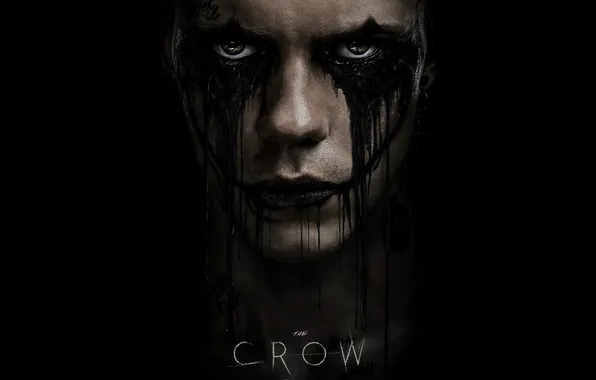 Look, Raven, makeup, poster, The Crow, 2024