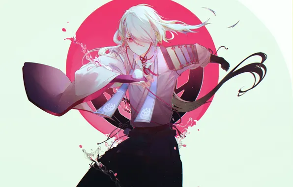 Anime, art, guy, touken ranbu